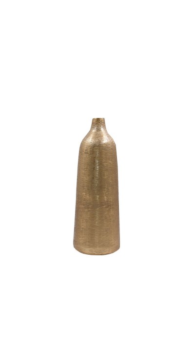 BOTELLA 017643 ΒΑΖΟ ΑΛΟΥΜΙΝΙΟ ΧΡΥΣΟ Φ14xΥ40cm